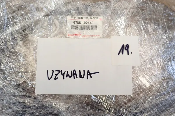 Junta de maletero Toyota Corolla E21 2018- OEM 6788102140 image 9