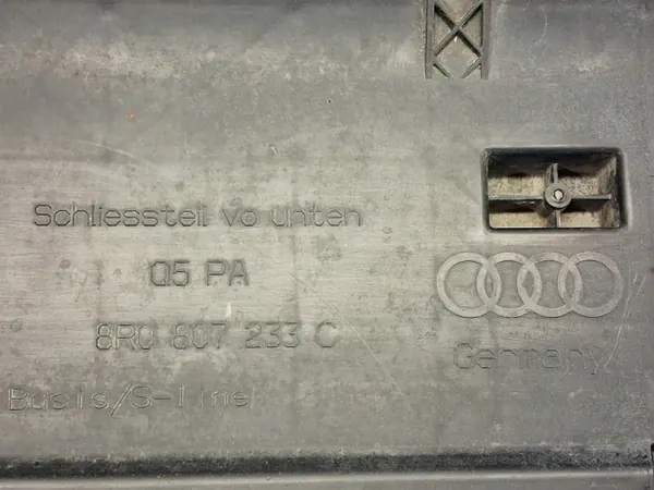 Audi Q5 8R Front Bumper Shield OEM 8R0807233C image 9
