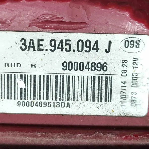Luz de maletero derecha VW PASSAT B7 2012 3AE945094J image 4