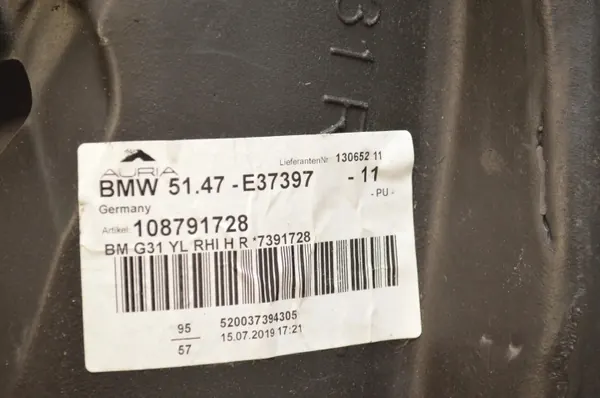 Isolation acoustique OEM 51477391727 pour BMW 5 Touring image 5