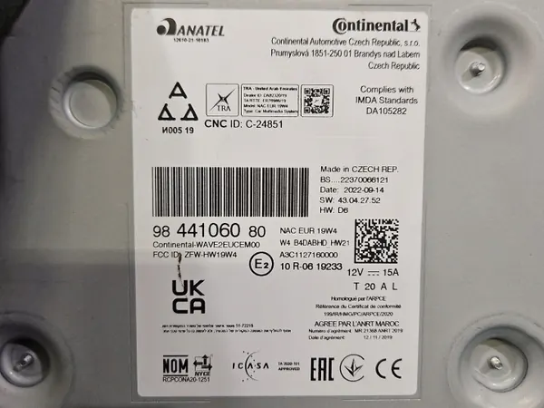 OEM 9844106080 Werksradio für Peugeot 3008 II image 4