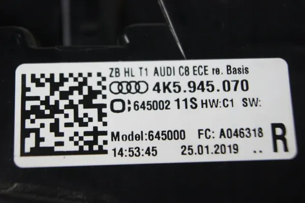 AUDI A6 4K Sedán Juego de Luces Traseras LED image 8