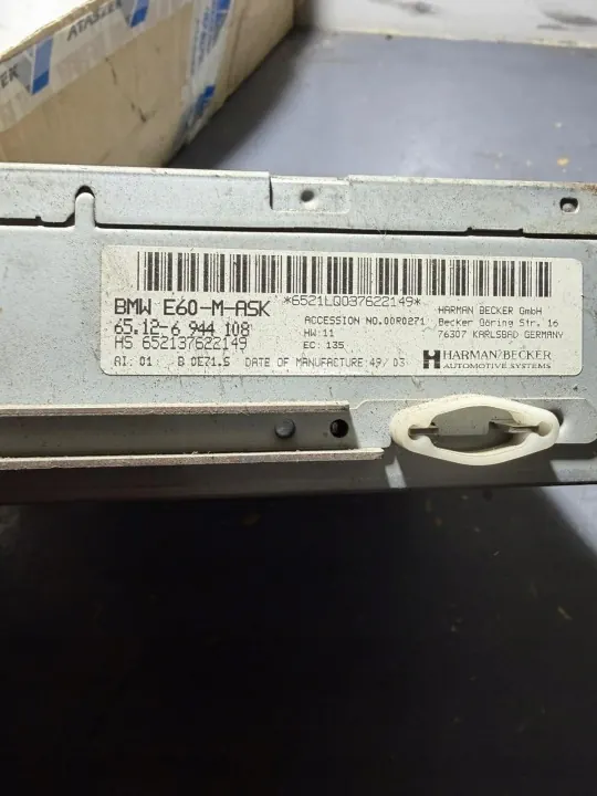 BMW OEM 65.12-6944108 Fabrieks-CD-radio voor E60 image 3