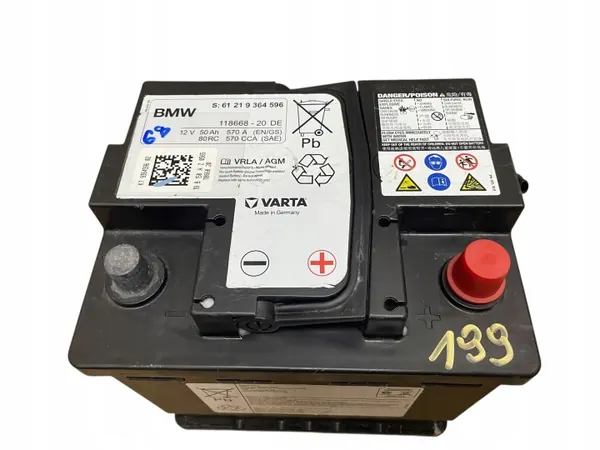 AGM-batteri OEM 9364596 12V 50Ah för BMW/MINI image 2