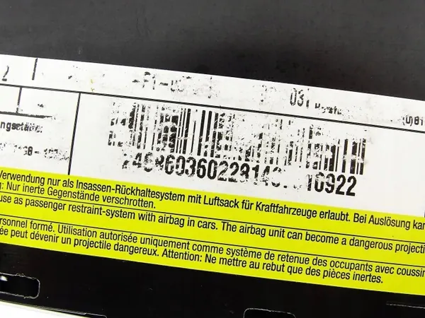 OEM 2468603602 Airbag Mercedes A W176 Oikea Istuin image 5