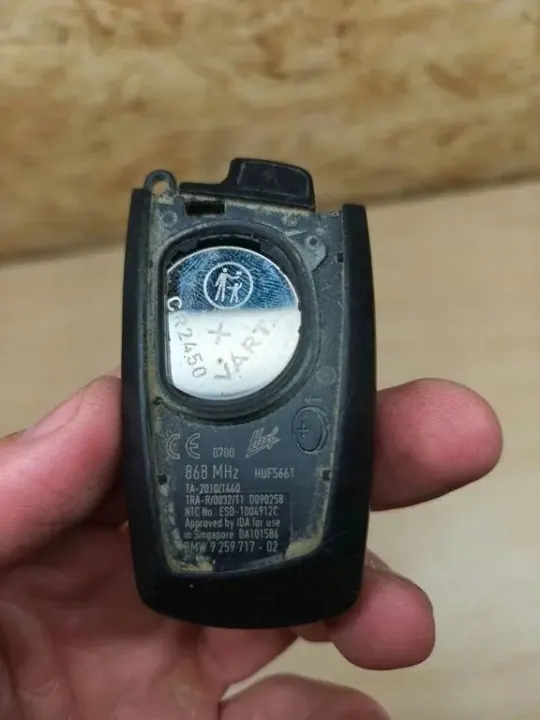 BMW afstandsbediening OEM 9259717 868MHz voor 7 Serie F01-F03 image 3