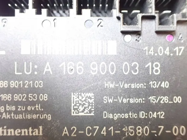 Mercedes-Benz dörrmodul OEM A1669000318 - Begagnad image 4