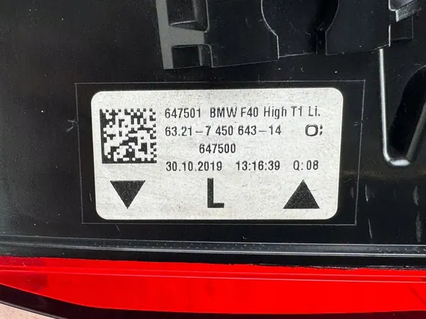 Luz trasera LED izquierda BMW 1 F40 original image 6