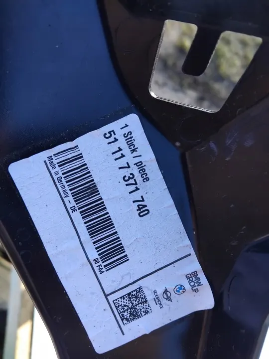 BMW 1 F20 F21 Lift 2015-2019 Supporto faro destro 51117371740 image 2