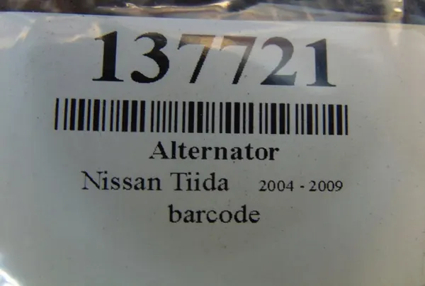 NISSAN TIIDA 1.8B ALTERNATOR A2TJ0281ZC image 7