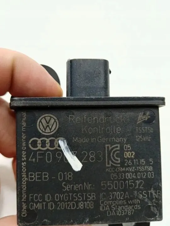 Sensor pressão pneus Bentley OE 4F0907283 usado image 4