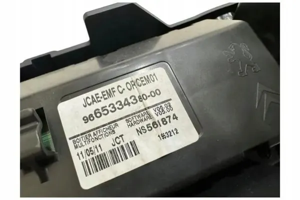 Ecrã de navegação OEM 1953212 para Peugeot 508 2.0L image 7