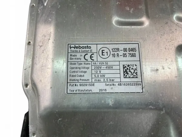 Módulo de calefacción auxiliar Volvo XC90 II OEM 9029153E image 7