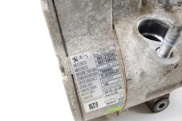 Compresor de aire acondicionado OPEL 0.0L 2020 OEM 9831370080 image 3