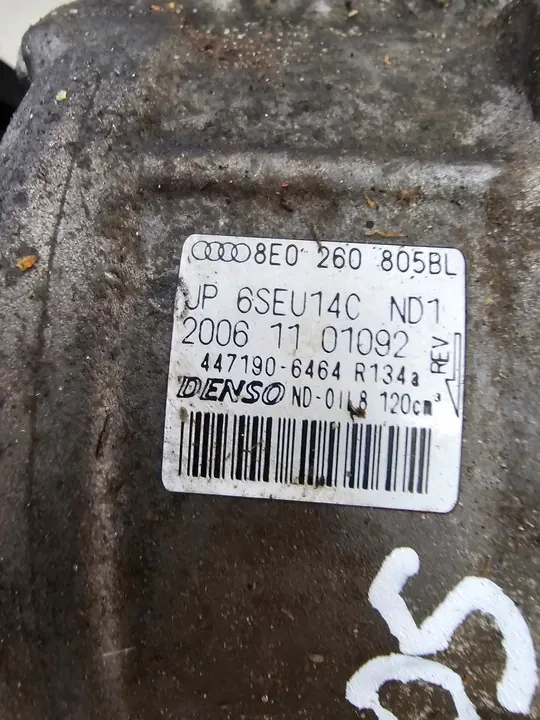 Compressore AC Audi A6 C6 4F0260805AG 6SEU14C image 3