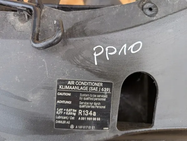 Trave di rinforzo anteriore Mercedes B W245 A1696201634 image 5