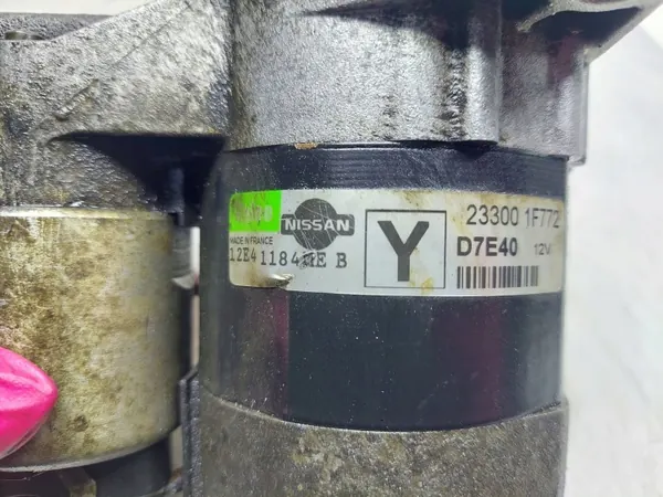 Starter 233001F772 D7E40 voor Nissan Micra K12 1.2 image 6