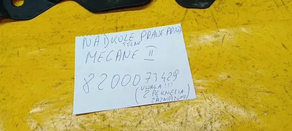 Rear Right Wheel Arch Megane II 8200073429 image 6