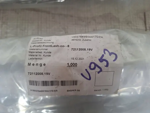 Aluminiumprofil för lastsäkring OEM 4579233 image 4