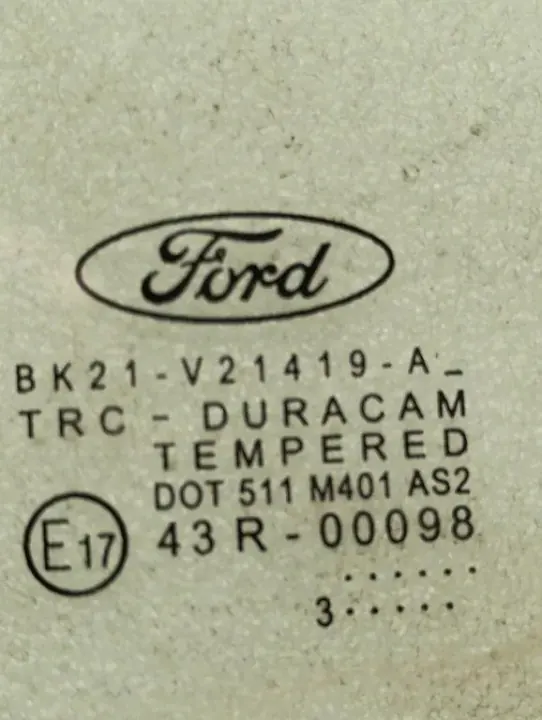 Käytetty vasen etulasi OEM DOT511M40AS2 Ford image 8