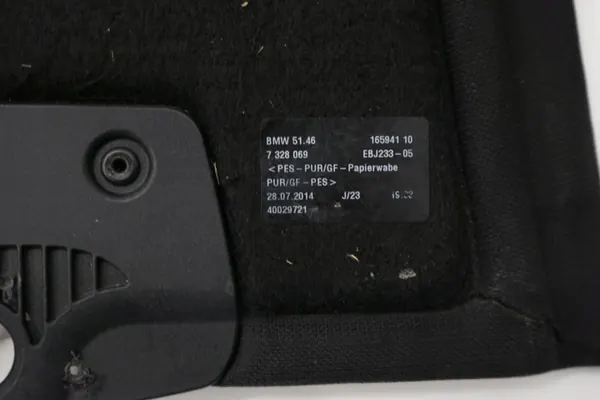 BMW 3 GT F34 takatavaratilan hylly OEM 7328069 image 5