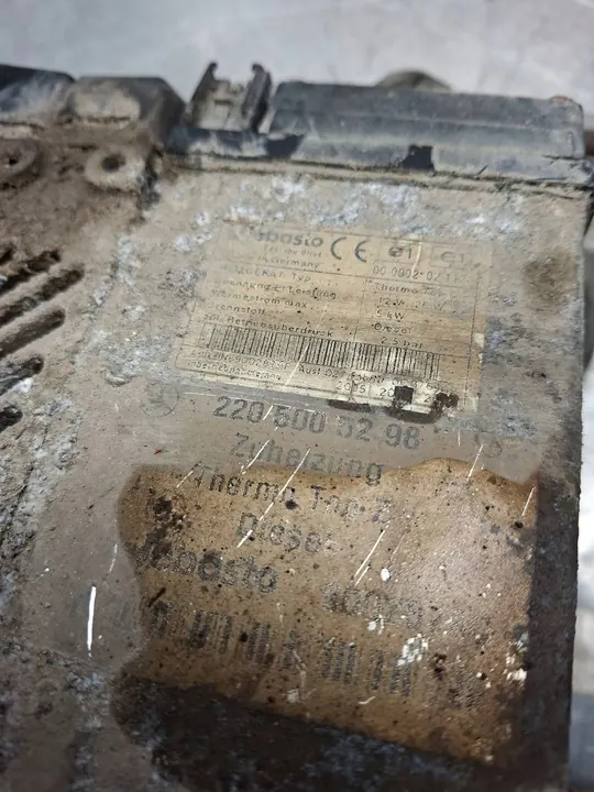 Webasto Parking Heater Mercedes-Benz S W220 A2205005298 image 6