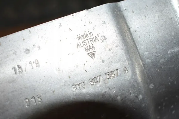 Écran thermique échappement Porsche OE 9Y0807587A 55 image 3