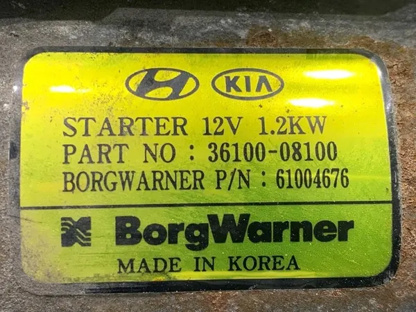 Motor de arranque Hyundai i30 1.0 120CV image 4