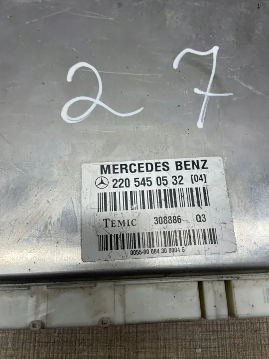 Unidade controle suspensão ar traseira Mercedes-Benz S W220 A2205450532 image 3