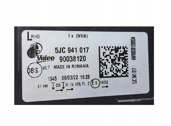 SKODA RAPID 12- Farol Dianteiro Esquerdo Xenon OE 3988 image 5