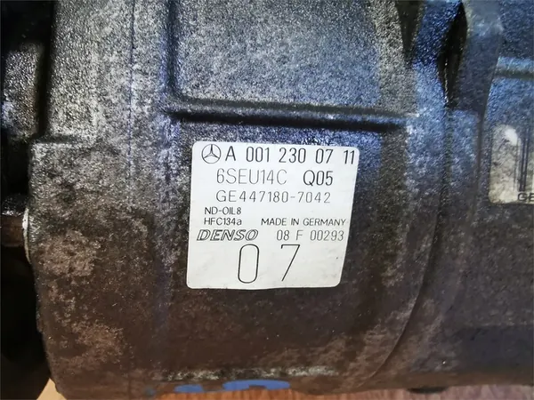 MERCEDES SLK W171 CLK W209 3.5 V6 Compresor AC A0012300711 image 3