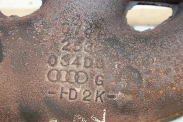 Audi OE Avgasgrenrör OEM 078253034DG image 3