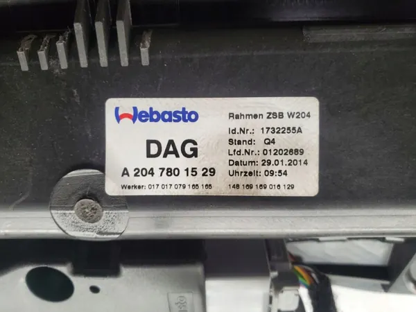 Mercedes-Benz C W204 Schiebedach OEM ATV77025 image 4