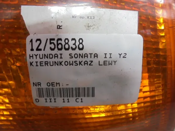 HYUNDAI SONATA II Y2 Clignotant gauche image 3