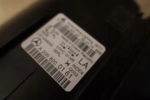 MERCEDES W205 H7 LINKER KOPLAMP A2058200161 image 6