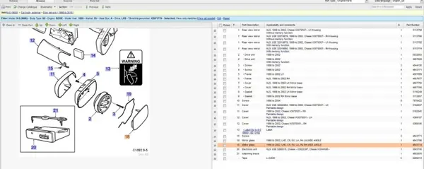 Saab 9-5 1999 Foder OEM 4643714 - Begagnad image 6