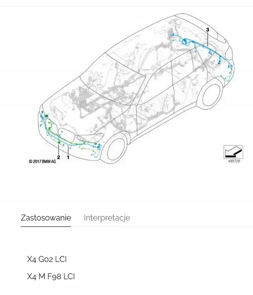 PDC Installation Kabelsatz hinten 2x Sensoren Kamera BMW X4 image 10