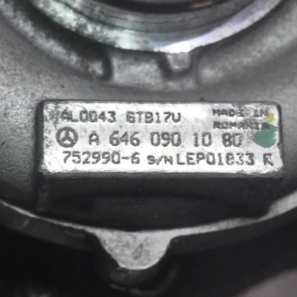 Turbocompresseur MERCEDES-BENZ C (W204) A6460901080 image 5