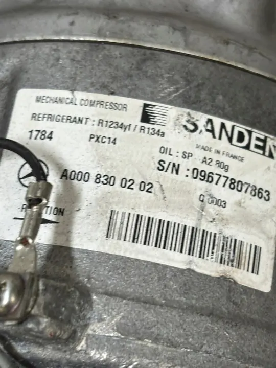 Compresor de Aire Acondicionado Mercedes W205 1.5 CGI A0008300202 image 3