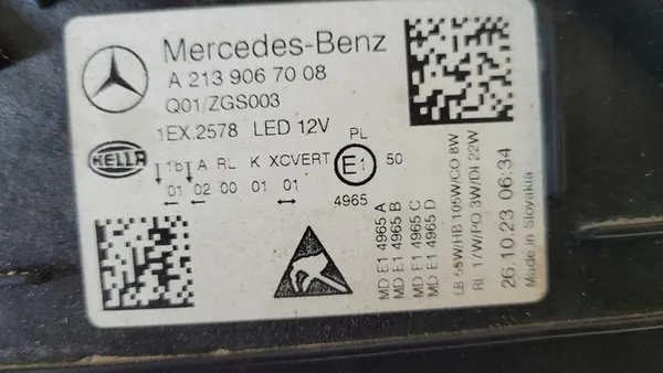 Rechter koplamp Mercedes A213 W213 image 8