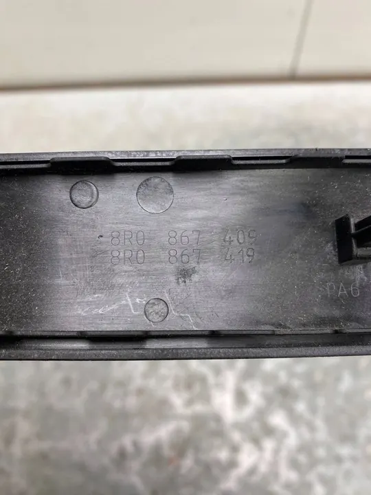 AUDI Q5 LIFT 8R MOLDURA DE ALUMÍNIO PORTA ESQUERDA DIANTEIRA QP8 8R0867409 image 4