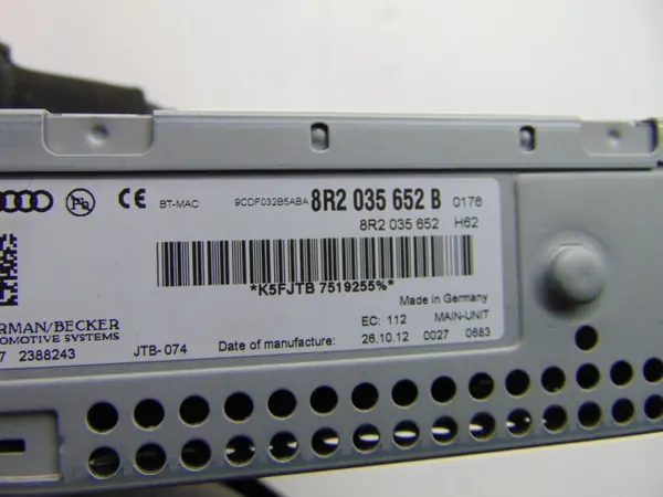 Audi A4 S4 B8 GPS-multimedia-asema OEM 8R2035652B image 3