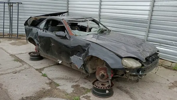 OEM 12484985400 Tryckstänger Begagnad Mercedes R170 image 7