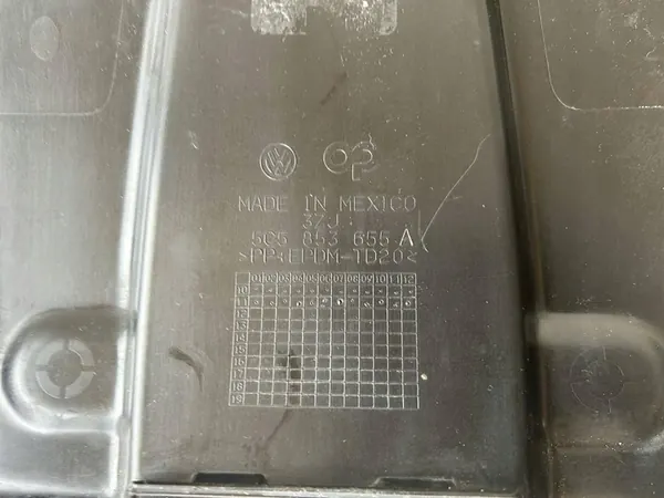 VW BEETLE 5C PASSAGERARSIDANSKAP OEM 5C5853655A image 4