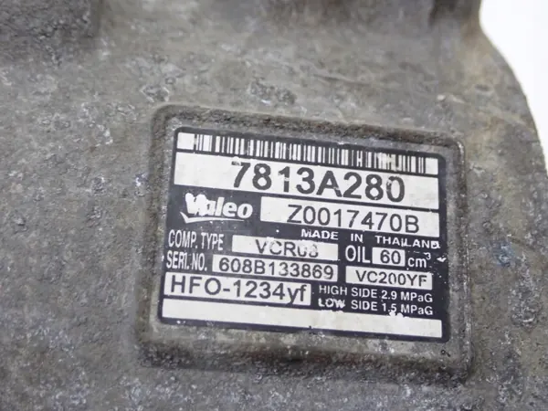 OEM 7813A280 AC-kompressor för Mitsubishi Space Star image 4