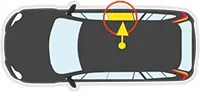 Vitre latérale porte arrière droite FIAT PANDA II OEM image 3