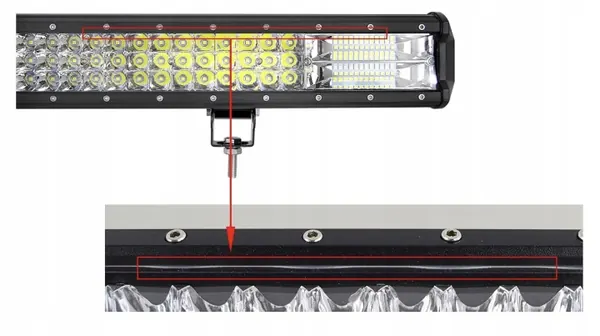 PICAA 32" Gebogene LED-Arbeitsleuchte 180W 12/24V OEM B09D3HQ9FV image 5