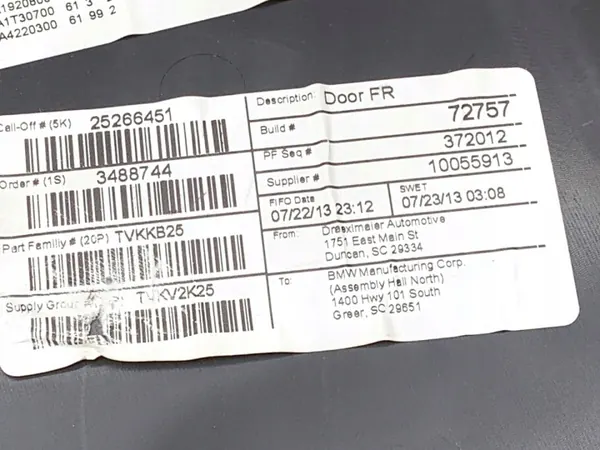 OEM LORK-2068-33778 Voorrechter Deurbekleding BMW F25 image 5