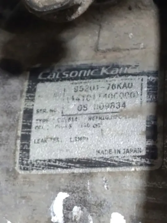 Compresseur A/C Suzuki d'occasion OEM 95201-76KAO image 5