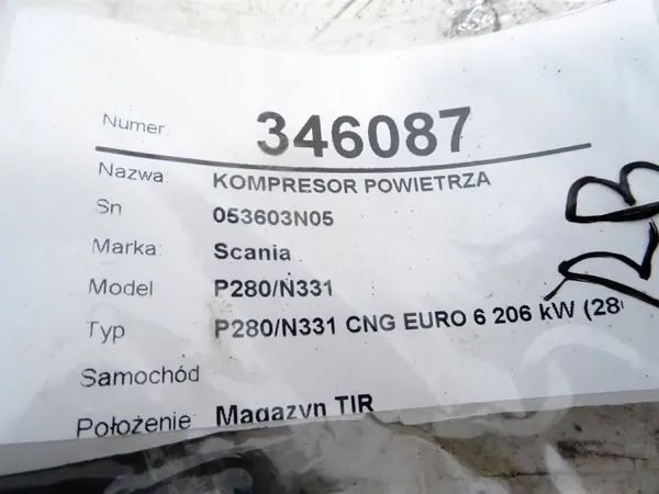 Compresseur OEM 2024410 - Occasion, Compatible image 6